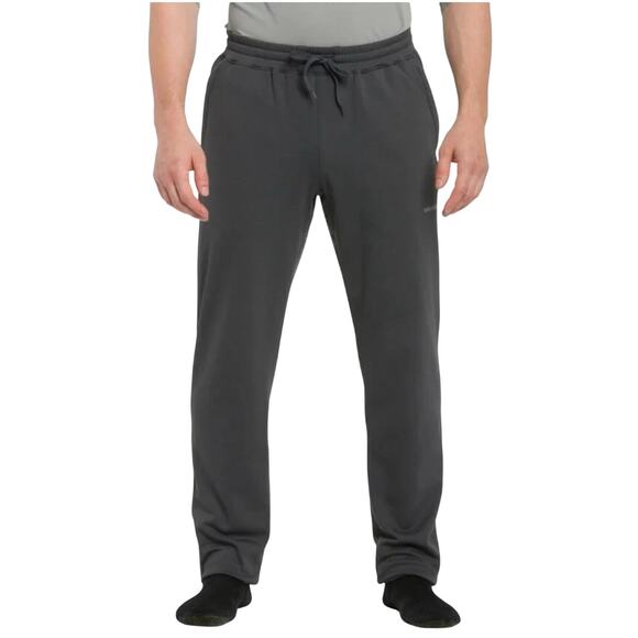 Grundens Men’s Grundies Thermal Bottom Pant Gray Medium Fleece Lined Jogger EUC - Picture 1 of 11